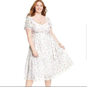 LoveShackFancy x Target Clementine Eyelet Midi Dress